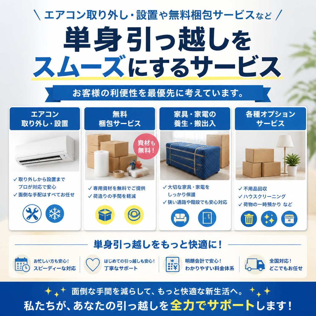 充実のサービス内容