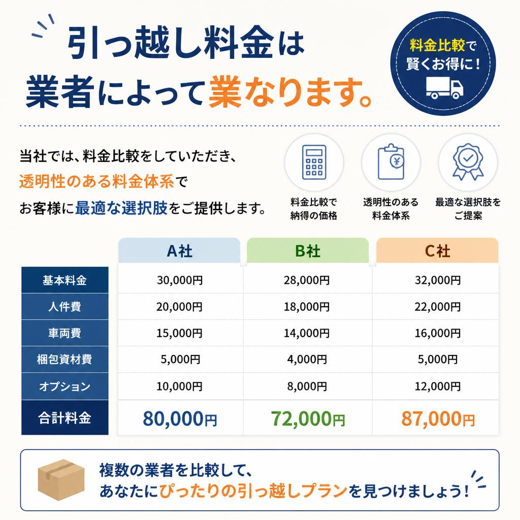 料金比較で選ばれる理由