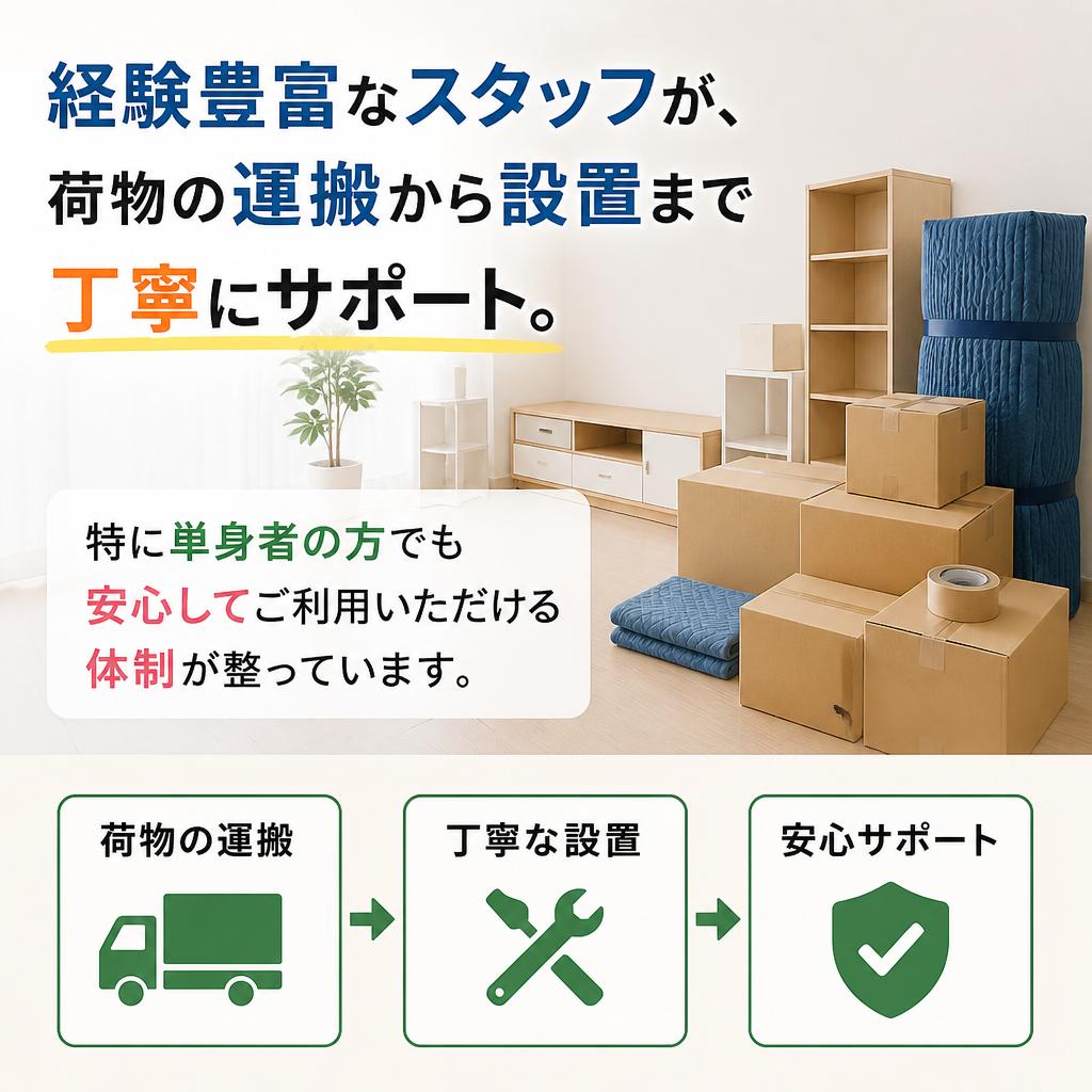 安心の移転サポート体制