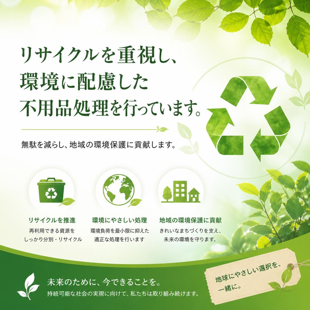 エコな不用品処理