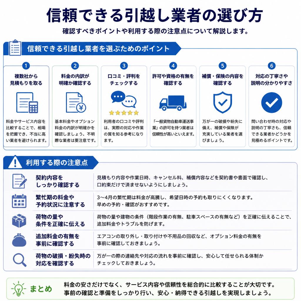 2. 佐賀市の引越し業者の選び方