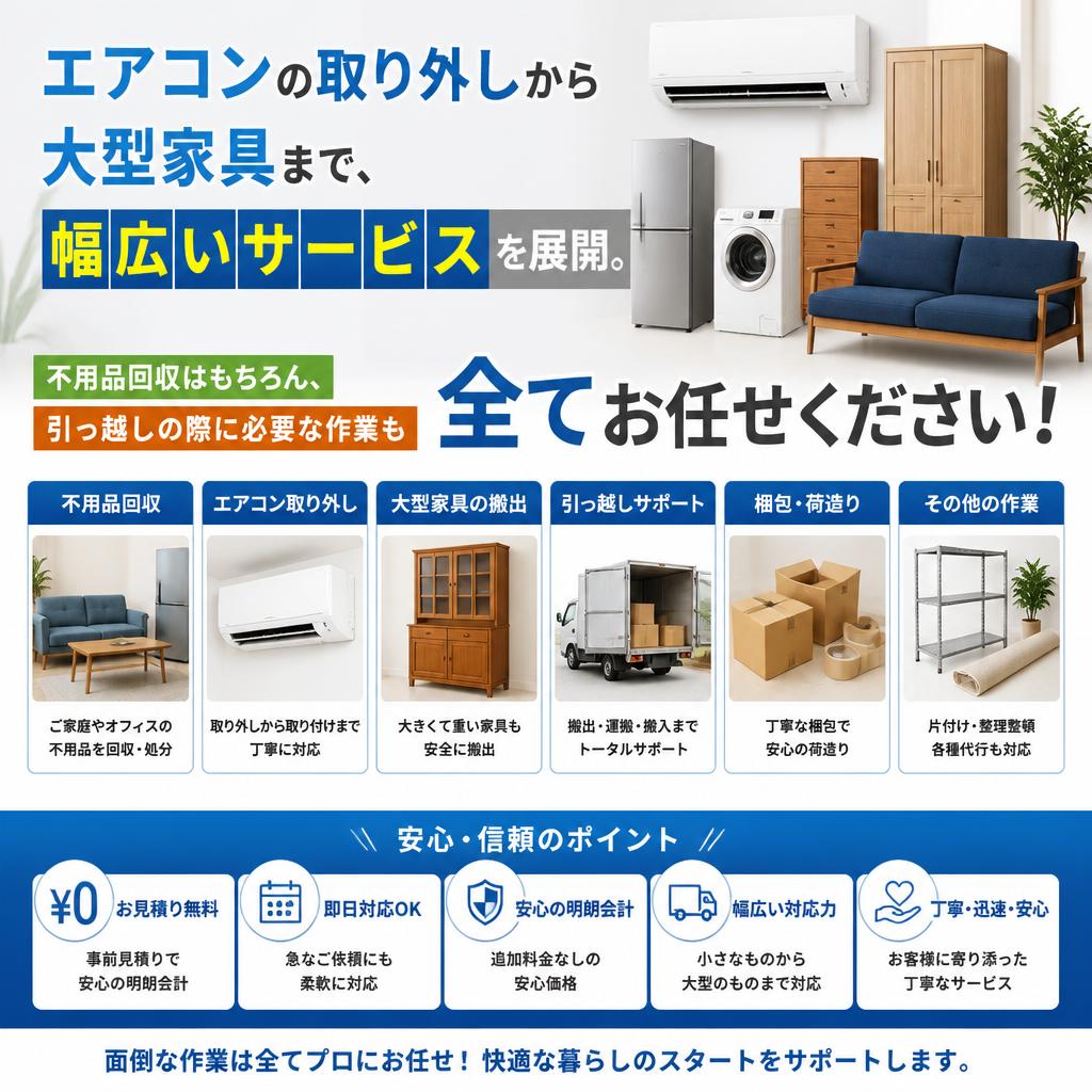 安心のサービス内容
