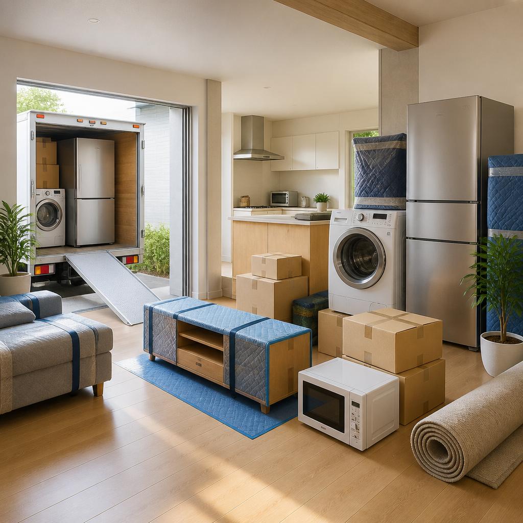 家庭用品と大型家電の引越し、もっと便利に！